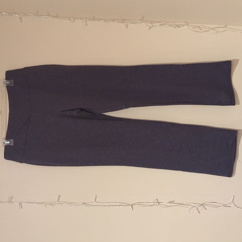 Style & Co Sport Heather Gray Spandex Pants, Size L